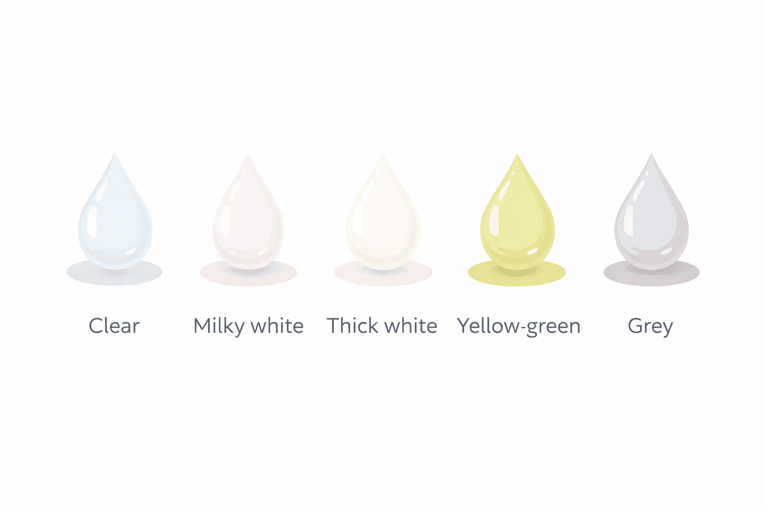 Vaginal Discharge Color Meaning Chart