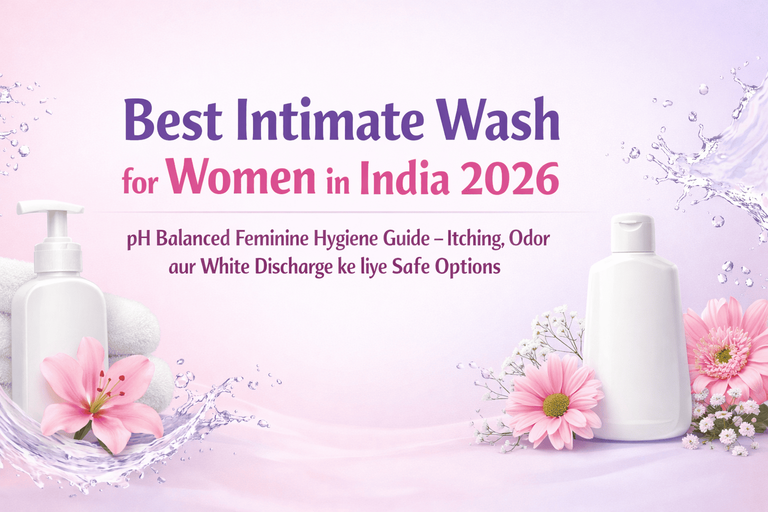 Best intimate wash for women in India 2026 pH balanced guide